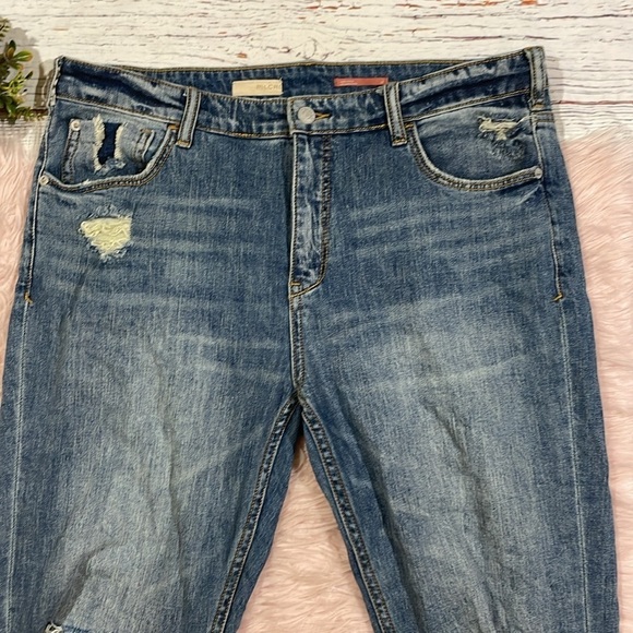 Anthropologie Pilcro The Heritage Distressed Boyfriend Jeans - Picture 6 of 10